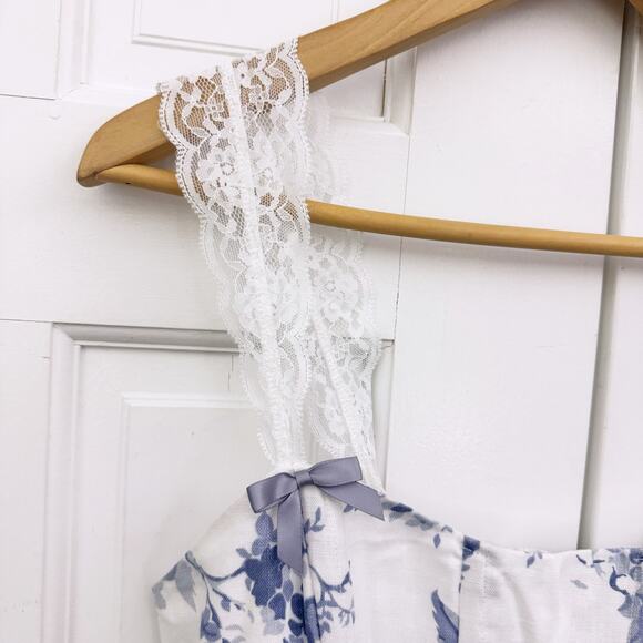 Reformation Brigitta floral-print linen corset top - Picture 6 of 15